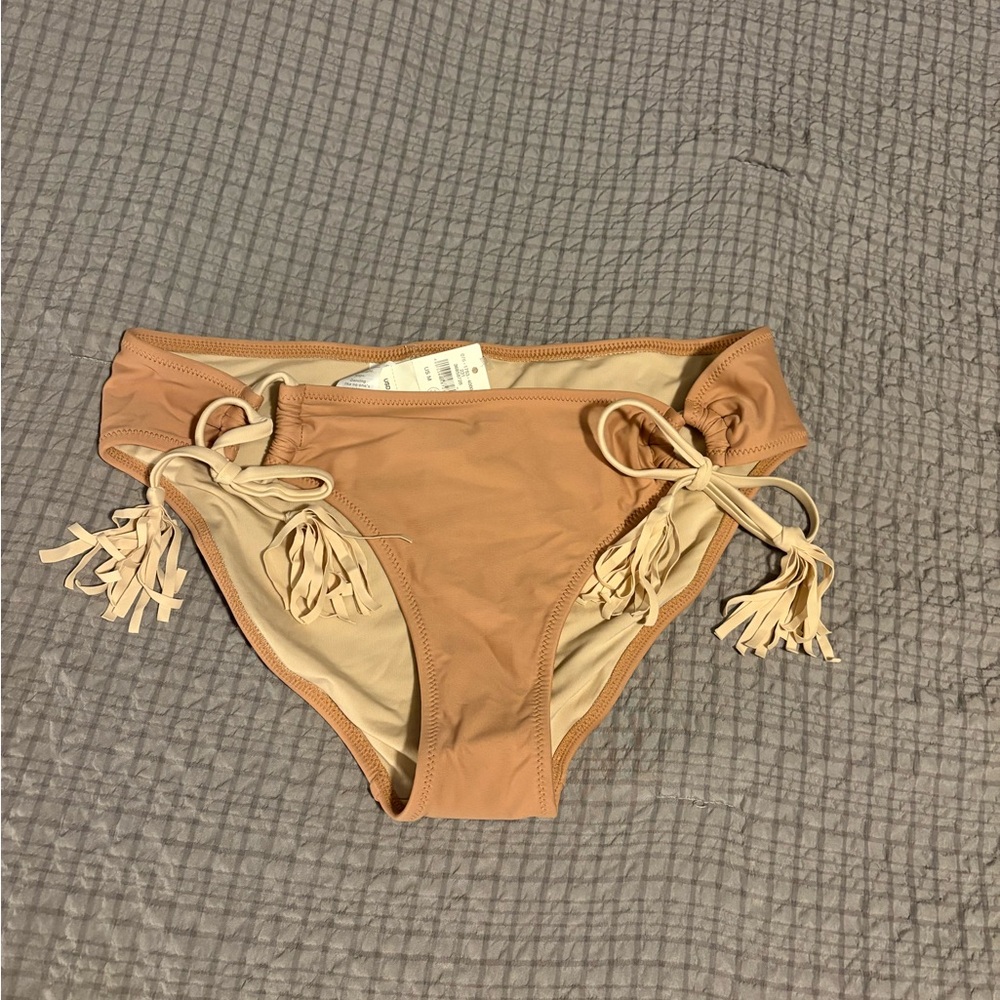 Aerie Women’s Bikini Bottom Size M Light Brown Color New With Tags